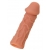 Телесная реалистичная насадка KOKOS Extreme Sleeve 05 с дополнительной стимуляцией - 12,7 см. - KOKOS - в Жуковском купить с доставкой