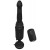 Черный вибромассажер с функцией поступательных движений Ass Thruster - Pipedream - купить с доставкой в Жуковском