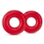 Набор из 2 красных эрекционных колец DONUT RINGS OVERSIZED - Blush Novelties - в Жуковском купить с доставкой