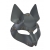 Серая маска Wolf с клепками - Sitabella - купить с доставкой в Жуковском