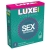 Ребристые презервативы LUXE Royal Sex Machine - 3 шт. - Luxe - купить с доставкой в Жуковском