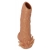 Телесная насадка с усиками и открытой головкой Nude Sleeve L - 14 см. - KOKOS - в Жуковском купить с доставкой