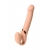Телесный безремневой вибрострапон Vibrating Bendable Strap-On L - Strap-on-me - купить с доставкой в Жуковском