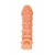 Телесная закрытая насадка с пупырышками Cock Sleeve Size M - 15,6 см. - KOKOS - в Жуковском купить с доставкой