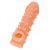 Телесная закрытая насадка с пупырышками Cock Sleeve Size L - 17,6 см. - KOKOS - в Жуковском купить с доставкой