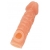 Телесная закрытая насадка с шершавой головкой Cock Sleeve Size L - 17,6 см. - KOKOS - в Жуковском купить с доставкой