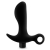 Черный анальный вибратор Silicone Vibrating Prostate Massager 01 - 10,8 см. - Blush Novelties - в Жуковском купить с доставкой