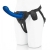 Синяя насадка Remote Control P-Spot G-Spot с черными трусиками - 20 см. - Pegasus - купить с доставкой в Жуковском