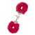 Металлические наручники с красной меховой опушкой METAL HANDCUFF WITH PLUSH RED - Dream Toys - купить с доставкой в Жуковском