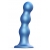 Голубая насадка Strap-On-Me Dildo Plug Balls size L - Strap-on-me - купить с доставкой в Жуковском