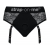 Черные трусики для насадок Diva Lingerie Harness - size L - Strap-on-me - купить с доставкой в Жуковском