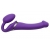 Фиолетовый безремневой вибрострапон Vibrating Bendable Strap-On - size L - Strap-on-me - купить с доставкой в Жуковском