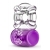 Фиолетовое эрекционное виброкольцо Pleaser Rechargeable C-Ring - Blush Novelties - в Жуковском купить с доставкой
