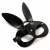 Черная маска  Зайка  с длинными ушками - Crazy Handmade - купить с доставкой в Жуковском