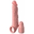 Телесная насадка-удлинитель 2 Inch Silicone X-tension with Strap - 20,3 см. - Pipedream - в Жуковском купить с доставкой