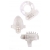 Набор из 3 прозрачных эрекционных колец с вибрацией Teasers Ring Kit - Chisa - в Жуковском купить с доставкой