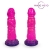 Розовый рельефный фантазийный фаллоимитатор - 20 см. - Bior toys - купить с доставкой в Жуковском