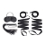 Эротический набор 4PC Bondage Bed Strap   Flogger Kit - Lux Fetish - купить с доставкой в Жуковском