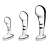 Набор из 3 стальных стимуляторов простаты Stainless Steel P-spot Training Set - b-Vibe - в Жуковском купить с доставкой