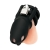 Черная клетка для пениса Silicone Small 2 in Cock Cage With Ball Divider - BlueLine - купить с доставкой в Жуковском