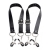 Ремни с зажимами для половых губ Spread Labia Spreader Straps with Clamps - XR Brands - купить с доставкой в Жуковском
