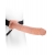 Фаллопротез телесного цвета Hollow Strap-On - 29 см. - Pipedream - купить с доставкой в Жуковском