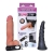 Страпон с 2 насадками и вибрацией UniStrap - 20 и 18 см. - LOVETOY (А-Полимер) - купить с доставкой в Жуковском