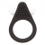 Чёрное эрекционное кольцо LIT-UP SILICONE STIMU RING 1 BLACK - Dream Toys - в Жуковском купить с доставкой