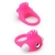 Розовое эрекционное кольцо с щеточкой LIT-UP SILICONE STIMU RING 5 - Dream Toys - в Жуковском купить с доставкой