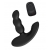 Черный силиконовый стимулятор простаты Levett Nitoc с пультом ДУ - Levett - в Жуковском купить с доставкой