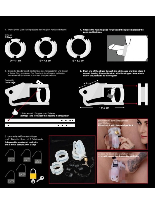 Набор для мужского пояса верности Cock Cage Set - Orion - купить с доставкой в Жуковском