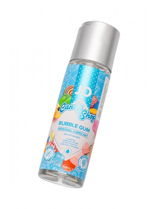 Смазка на водной основе Candy Shop Bubblegum с ароматом жвачки - 60 мл. - System JO - купить с доставкой в Жуковском