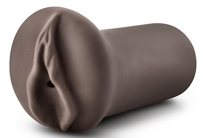 Коричневый мастубратор-вагина Nicole s Kitty - Blush Novelties - в Жуковском купить с доставкой