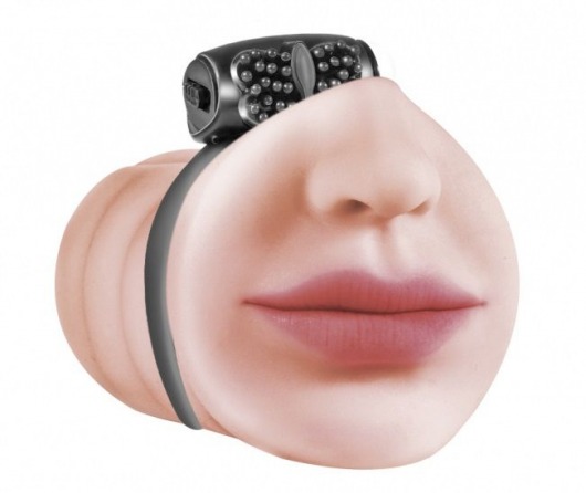 Мастурбатор-ротик с виброкольцом Satisfaction Beloved - Lola Games - в Жуковском купить с доставкой