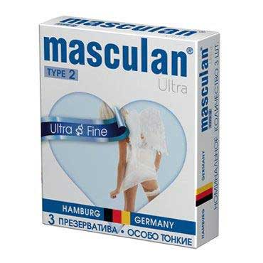 Ультратонкие презервативы Masculan Ultra Fine с обильной смазкой - 3 шт. - Masculan - купить с доставкой в Жуковском