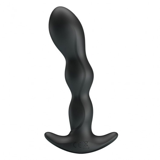 Черный анальный стимулятор простаты с вибрацией Special Anal Massager - 14,5 см. - Baile - в Жуковском купить с доставкой