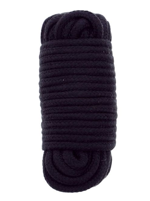 Черная веревка для связывания BONDX LOVE ROPE - 10 м. - Dream Toys - купить с доставкой в Жуковском