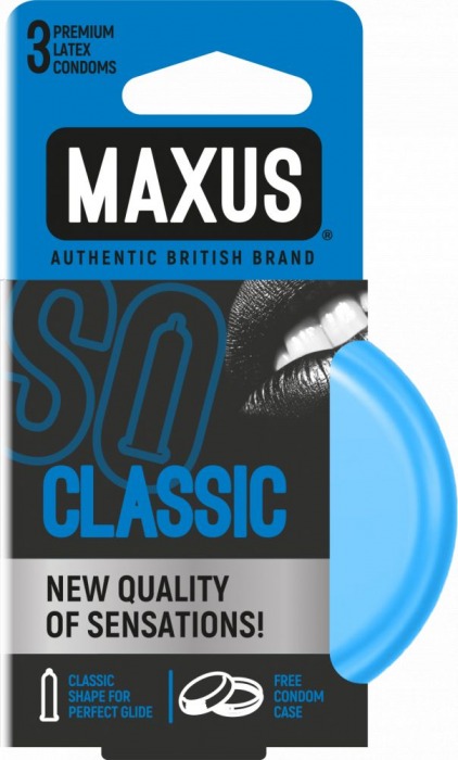 Классические презервативы в железном кейсе MAXUS Classic - 3 шт. - Maxus - купить с доставкой в Жуковском