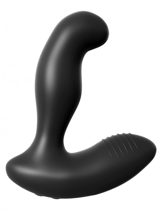 Черный массажер простаты Electro Stim Prostate Vibe с электростимуляцией - 13,3 см. - Pipedream - купить с доставкой в Жуковском