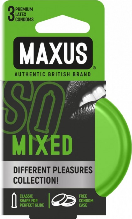 Презервативы в железном кейсе MAXUS Mixed - 3 шт. - Maxus - купить с доставкой в Жуковском