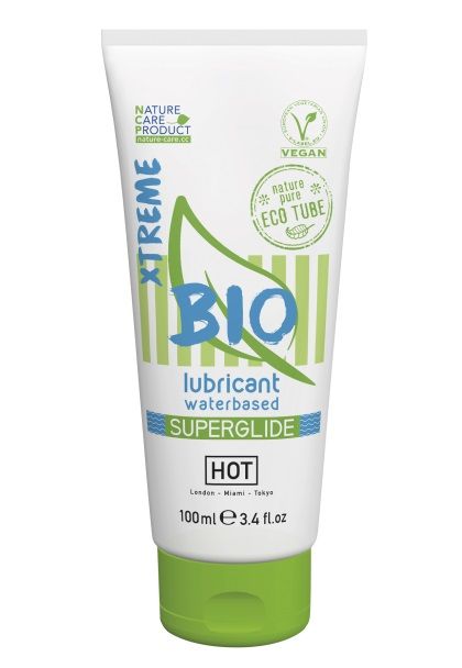 Интимный увлажняющий гель BIO SuperGlide Xtreme - 100 мл. - HOT - купить с доставкой в Жуковском