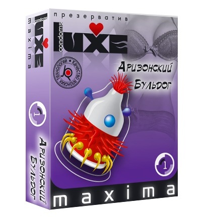 Презерватив LUXE Maxima  Аризонский Бульдог  - 1 шт. - Luxe - купить с доставкой в Жуковском