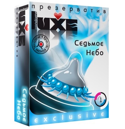 Презерватив LUXE  Exclusive  Седьмое небо  - 1 шт. - Luxe - купить с доставкой в Жуковском