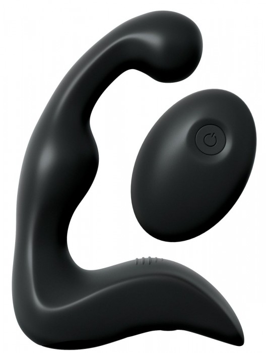 Черный вибромассажер простаты с пультом ДУ Control P-Spot Pro - Pipedream - в Жуковском купить с доставкой
