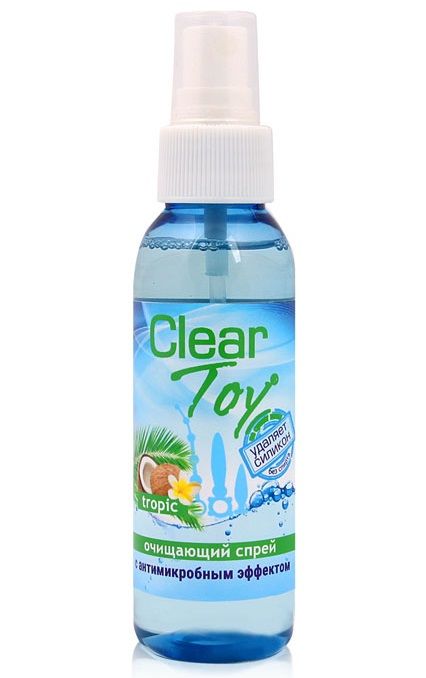 Очищающий спрей для игрушек CLEAR TOY Tropic - 100 мл. - Биоритм - купить с доставкой в Жуковском