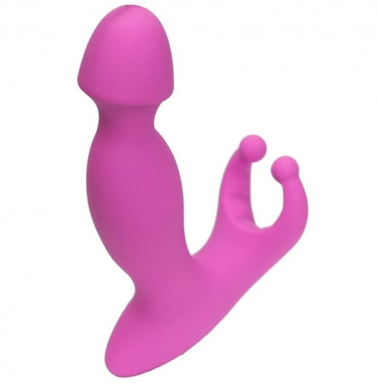 Розовый стимулятор простаты с усиками - 15 см. - 4sexdreaM - в Жуковском купить с доставкой