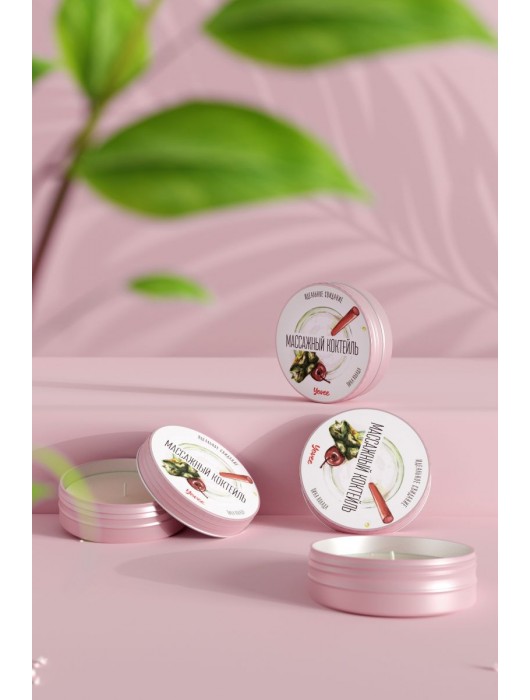 Массажная свеча «Массажный коктейль» с ароматом пина колады - 30 мл. - ToyFa - купить с доставкой в Жуковском