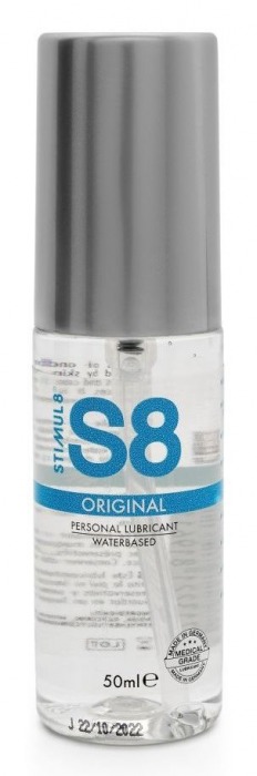 Универсальный лубрикант на водной осноdе S8 Original Lube - 50 мл. - Stimul8 - купить с доставкой в Жуковском