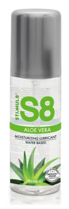 Лубрикант на водной основе S8 Aloe Vera Lube - 125 мл. - Stimul8 - купить с доставкой в Жуковском