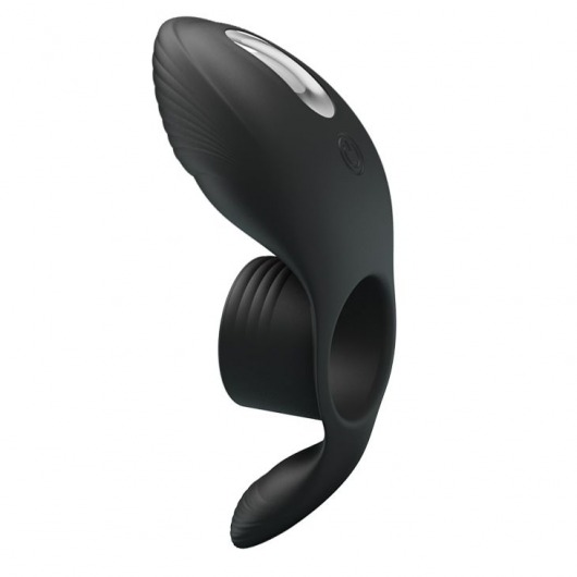 Черное кольцо на пенис с вибрацией Vibration Penis Sleeve - Baile - в Жуковском купить с доставкой